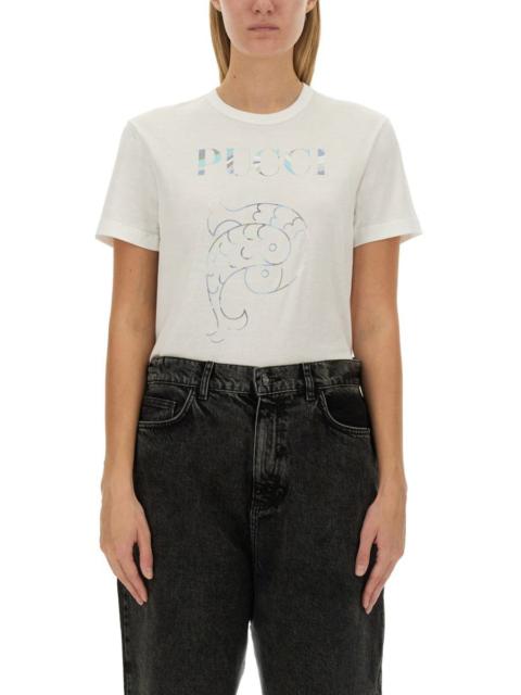 Pucci T-Shirt With Logo