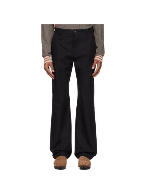 Kiko Kostadinov Black Zafar Cargo Pants
