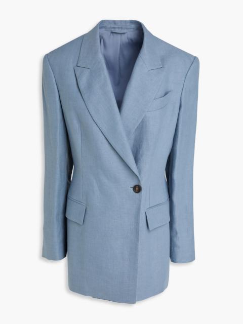 Brunello Cucinelli Linen and hemp-blend blazer