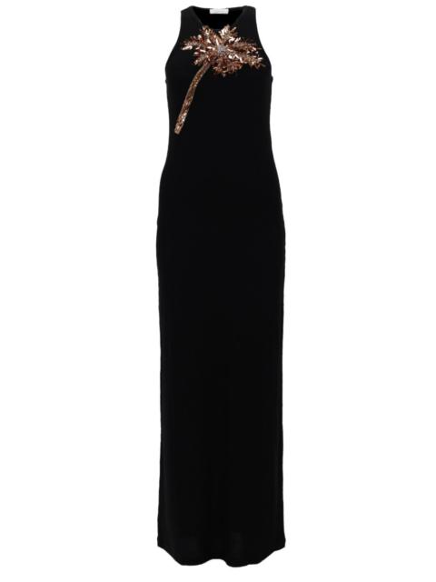 rabanne Rabanne Women Abito Con Dettaglio Palma In Paillettes