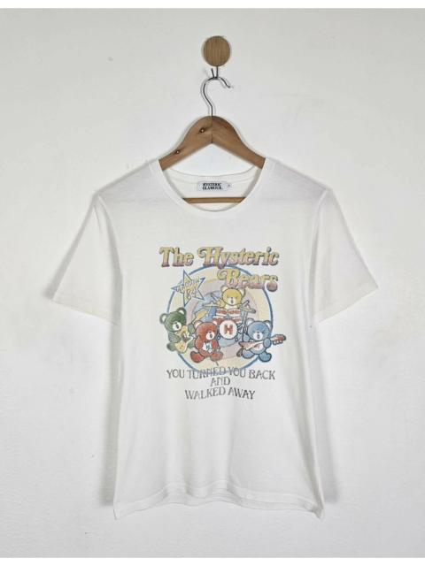 Hysteric Glamour Hysteric Glamour Bear Glasgow 1984 tee shirt