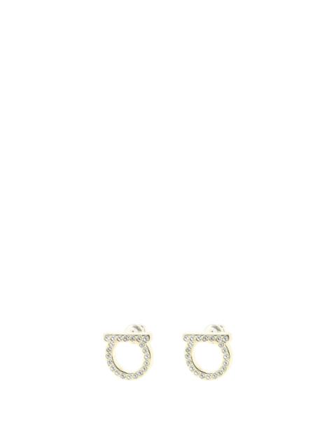 FERRAGAMO Ferragamo "gancini Crystals" Earrings