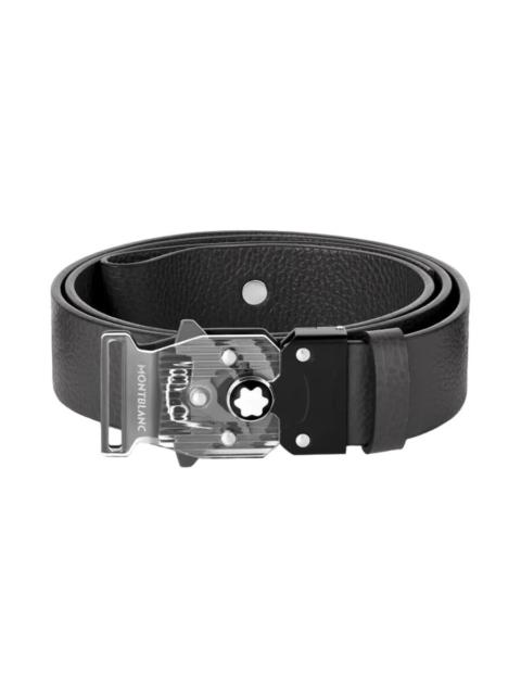 Montblanc Montblanc M Lock 4810 Grainy Leather 35 mm Belt