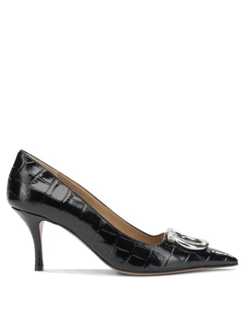 FERRAGAMO Ferragamo Maxi Gancini 70mm Pumps Black