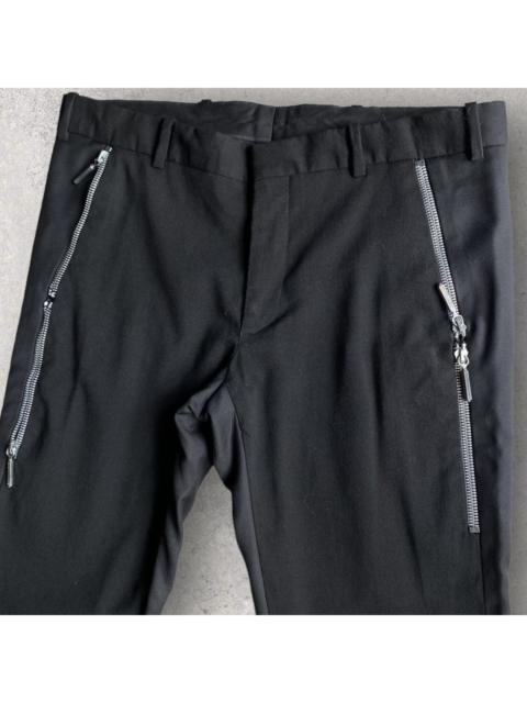 BALENCIAGA Nicolas Ghesquière Archive Zip Details Woven Contrast Pants