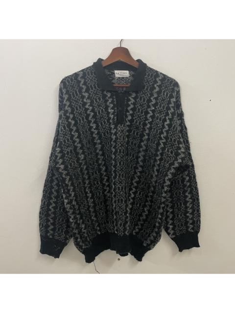 Other Designers Homespun Knitwear - Vintage La’Fiori Art Polos Knitwear