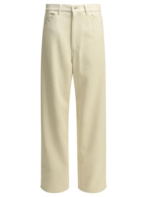 AURALEE Auralee Silk Nep Denim Casual Pants