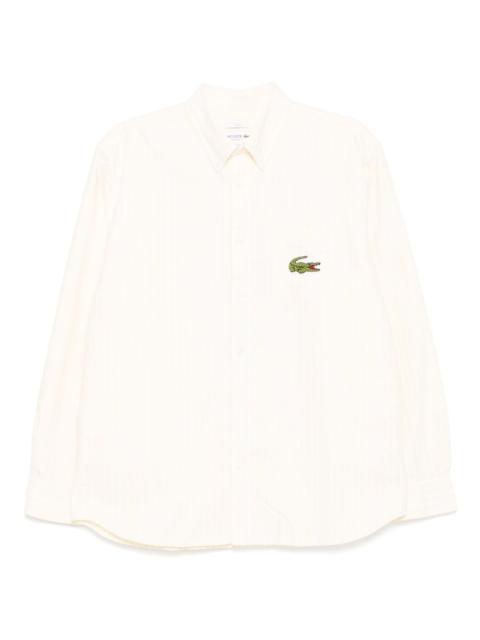LACOSTE logo-patch shirt