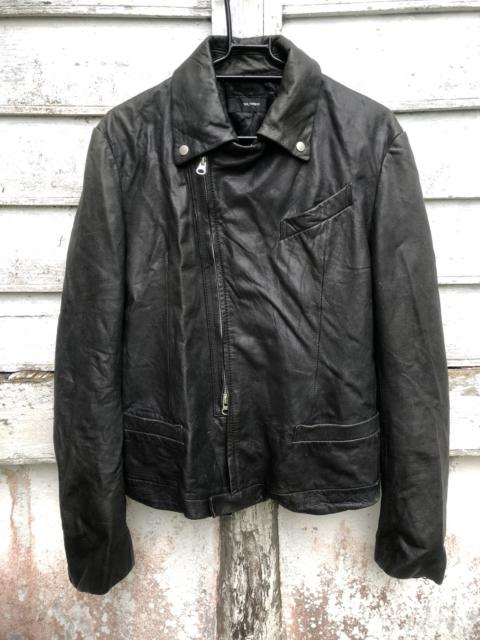 Other Designers Japanese Brand - The Twelve Double Zipper Rockstar Design Soft Leather Jacket