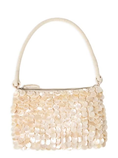 L*SPACE LSPACE Campbell Embellished Shoulder Bag in Cream at Nordstrom