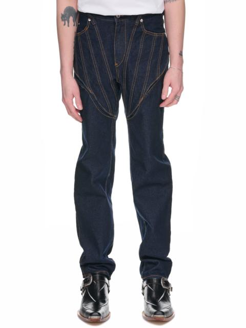 JUNTAE KIM Seam Denim Pants