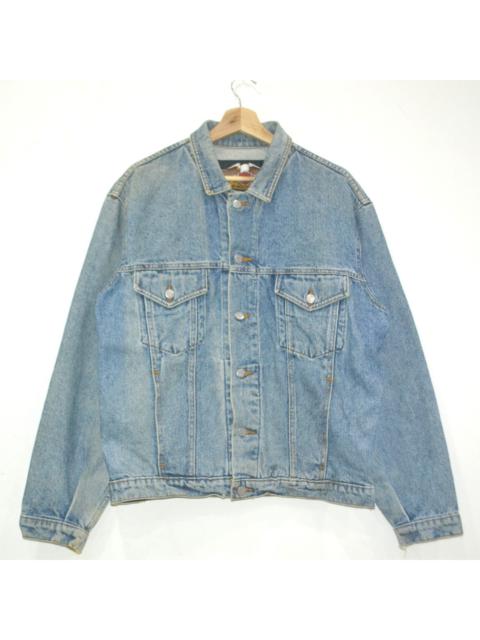 DENIM TEARS Vintage Harley Davidson Denim Jacket - Blue