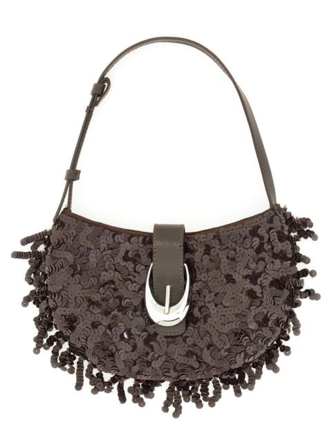 STAUD FRINGED AND BEADED ALANA BAG