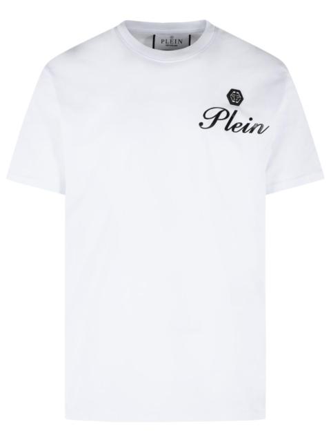 PHILIPP PLEIN Philipp Plein White Cotton Polo Shirt Men