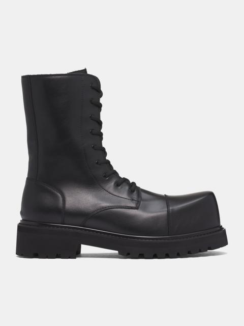 VETEMENTS Black Stomp Combat Boots