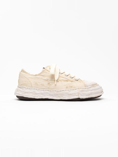 Maison MIHARAYASUHIRO "PETERSON23" OG Sole Ripped Overdye Canvas Low-top Sneaker