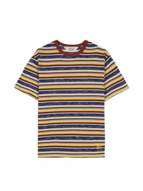 BRAIN DEAD Toni Stripe T-shirt - Yellow Multi