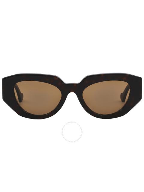 GUCCI Open Box - Gucci Brown Geometric Ladies Sunglasses GG1421S 002 51
