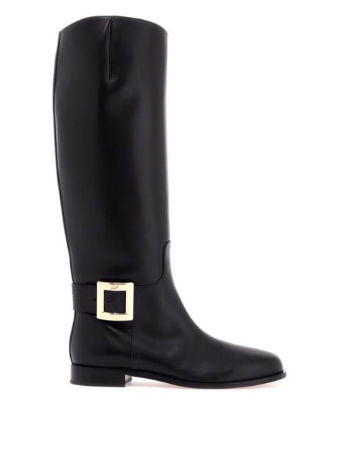 Roger Vivier "Très Vivier Leather Boots Women