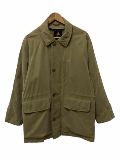 Lanvin Lanvin Autumn Winter Velvet Blend Balmacaan Overcoat