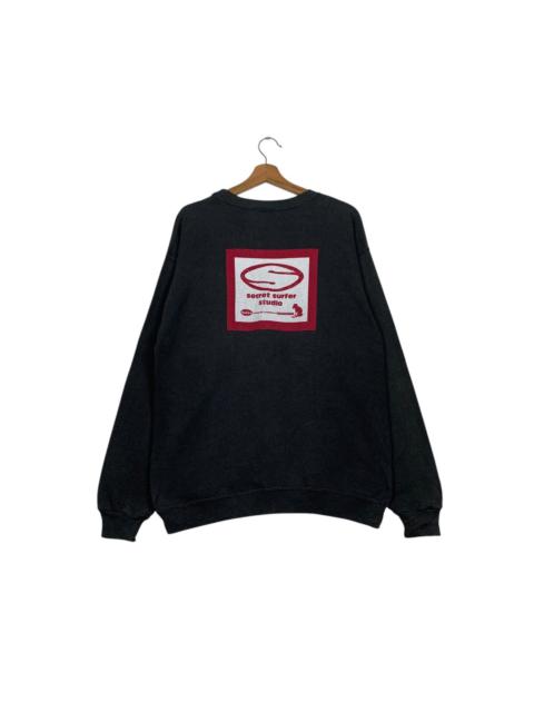 Other Designers Vintage - SECRET SURFER STUDIO Big Logo Crewneck Sweatshirt #2197-C97