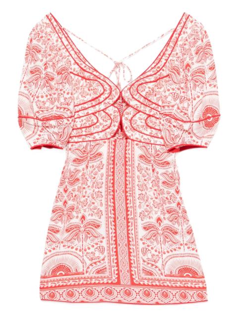 FARM RIO River Ride mini dress