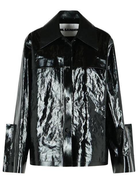 Jil Sander Black Linen Jacket Women
