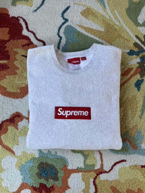 Supreme Supreme Box Logo Crewneck FW18 Ash Grey