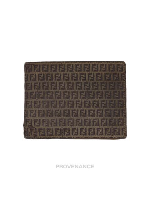 FENDI Fendi Bifold Wallet - Micro FF Zucca