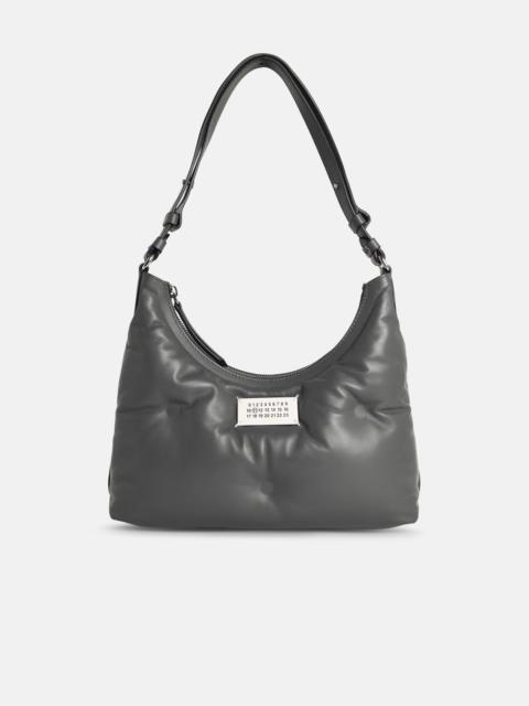 Maison Margiela 'HOBO GLAM SLAM' SMALL BAG IN PEBBLE GREY LEATHER