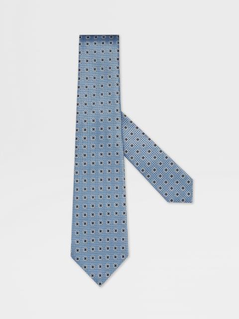 ZEGNA LIGHT BLUE SILK TIE
