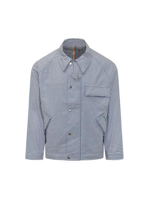 Barbour X PAUL SMITH GINGHAM-PATTERN SHIRT JACKET