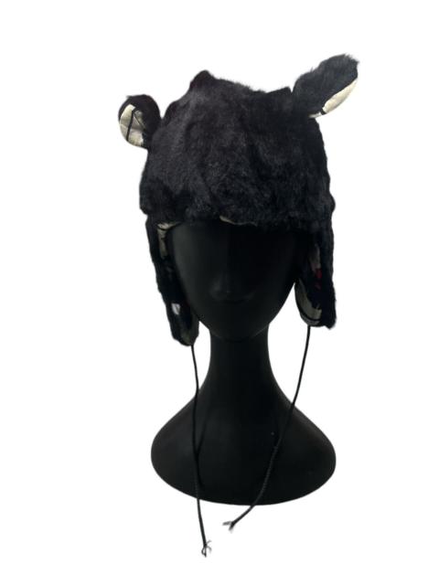 Other Designers Vintage - EAGLE HORN SENNEVILLE MOHAIR BEANIE HAT