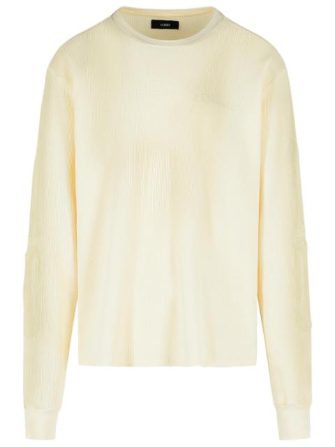 AMIRI Amiri Ivory Cotton T-shirt