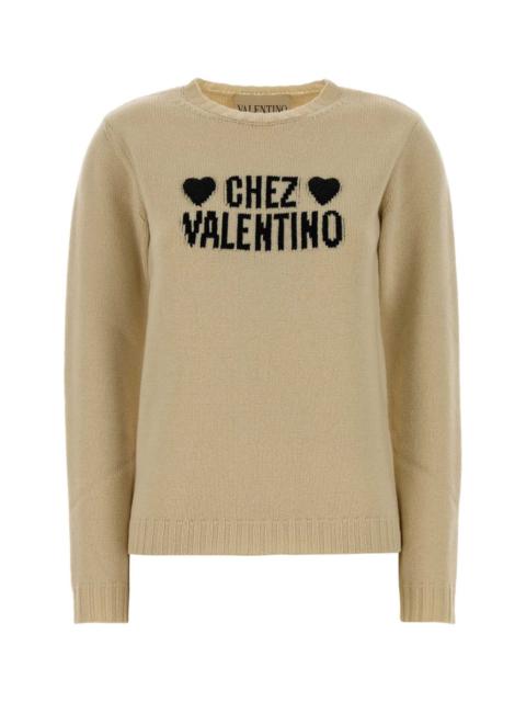 Valentino Valentino Garavani Women Beige Wool Sweater