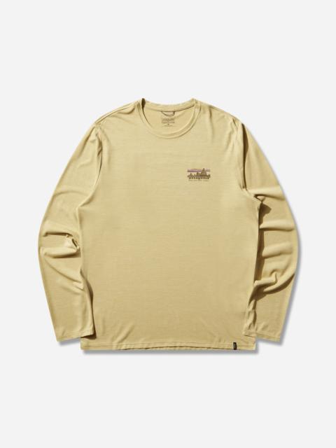 Patagonia Men's Capilene Cool Daily Longsleeve Shirt '73 Skyline Limestone Yellow