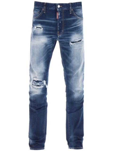 Dsquared2 Cool Guy Jeans In Medium Worn Out Booty Wash