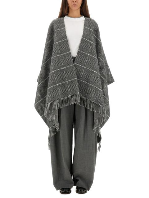 Brunello Cucinelli Brunello Cucinelli Women Wool Poncho With Bangs