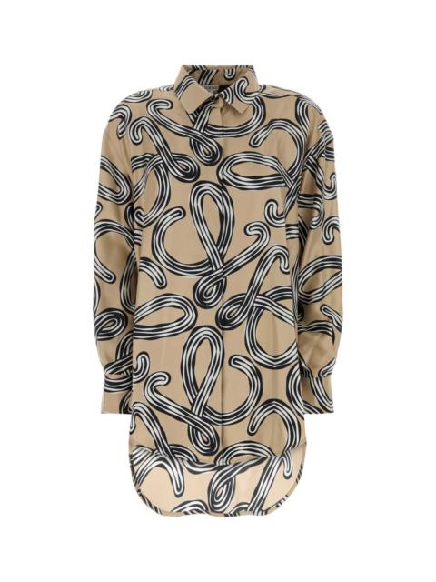 Loewe Loewe Paula's Ibiza Women Printed Silk Paula S Ibiza Shirt