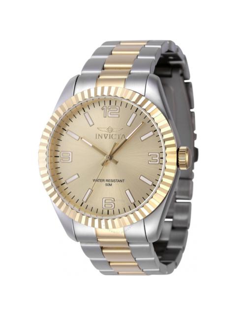 Other Designers Invicta Specialty Quartz Gold Dial Men's Watch 47457