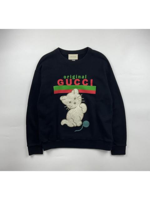 GUCCI Gucci Cat Logo Pullover
