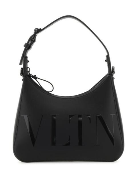 Valentino Garavani Vltn Leather Crossbody Bag Man Black Onesize