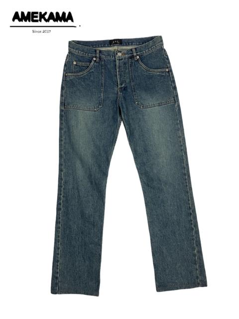 A.P.C. A.P.C PATCHED POCKET JEANS