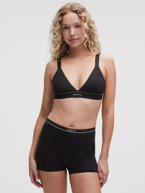 lululemon Stretch Cotton Ribbed Logo Bralette *B/C Cup