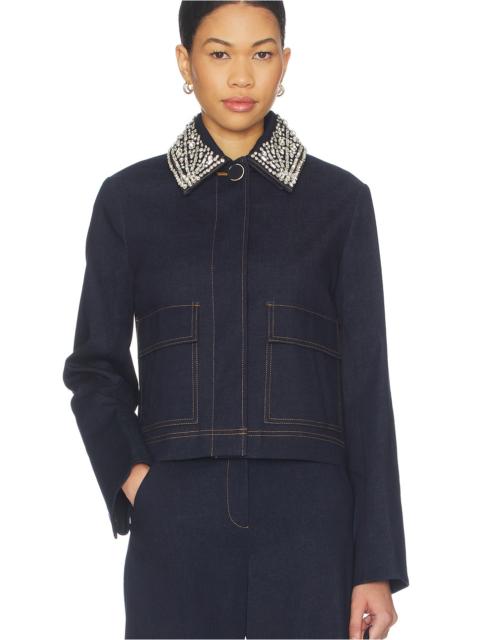 VERONICA BEARD Embellished Barrington Jacket