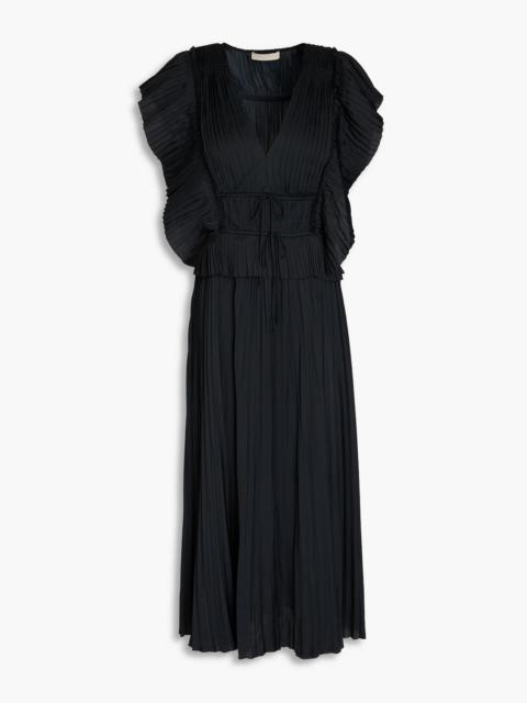 ULLA JOHNSON Letty satin midi dress