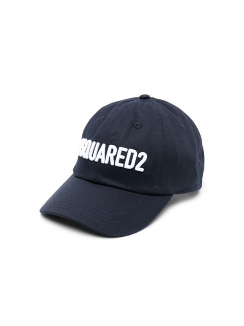 DSQUARED2 logo-embroidered cotton cap