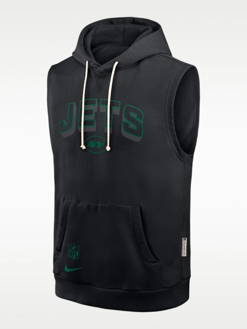 Nike New York Jets Sideline Men's Nike Dri-FIT NFL Sleeveless Pullover Hoodie