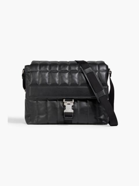 Other Designers Rollagas quilted padded leather messenger bag
