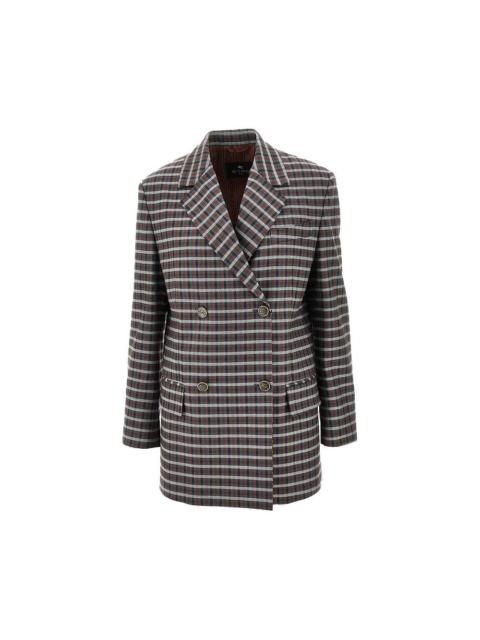 Etro WOOL-BLEND OVERSIZED DOUBLE-BREASTED JACKET
